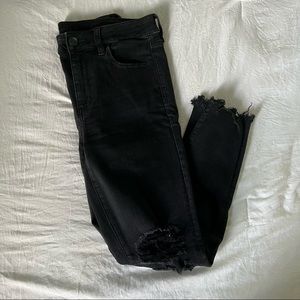 American eagle ripped skinny jeans